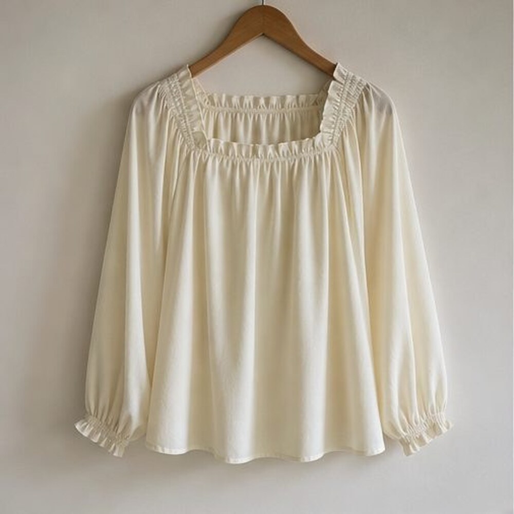 Cream Tunic Blouse